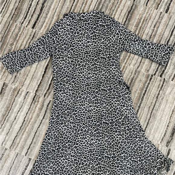 Animal print Jersey wrap dress - Small - Picture 3 of 8